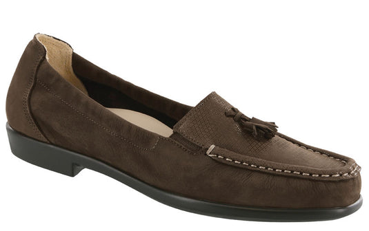 SAS Women's Hope Slip-on Loafer Brown Turf