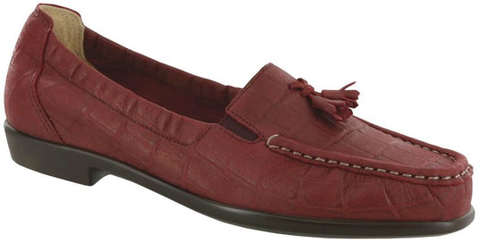 SAS Women's Hope Slip-on Loafer Red Croc