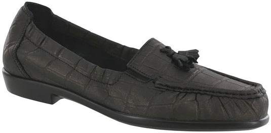 SAS Women's Hope Slip-on Loafer Black Croc