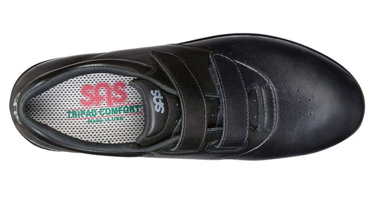 SAS Women's Me Too Active Velcro Shoe Black