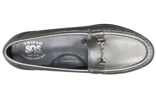 SAS Women's Metro Moccasin Loafer Pewter