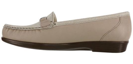 SAS Women's Metro Moccasin Loafer Taupe/Linen Web