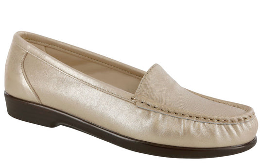 SAS Women's Simplify Slip On Loafer Lusso / Gold Metallic