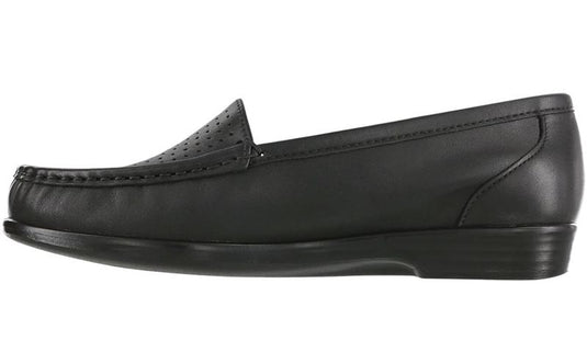 SAS Women's Savvy Flat Moccasin Black