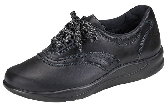 SAS Women's Walk Easy Diabetic Walking Shoe Black