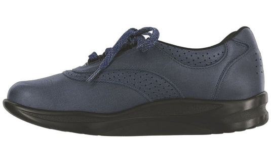 SAS Women's Walk Easy Diabetic Walking Shoe Indigo/Blueberry