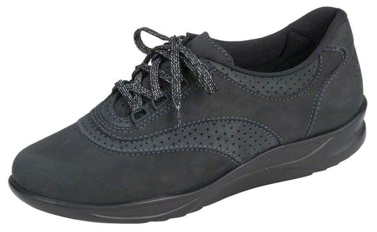 SAS Women's Walk Easy Diabetic Walking Shoe Nero