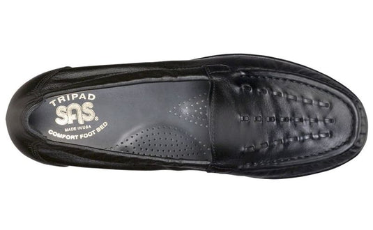 SAS Women's Weave Slip-on Shoe Black