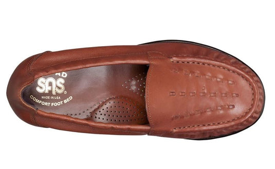 SAS Women's Weave Slip-on Shoe Chestnut