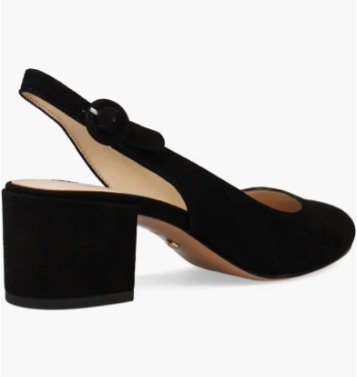 Pelle Moda Women's Ulla Low Heel Black Suede