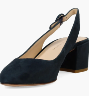 Pelle Moda Women's Ulla Low Heel Midnight Blue Suede