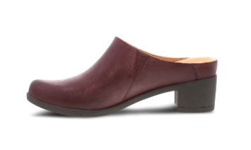 Dansko Women's Carrie Wine Burnished Nubuck