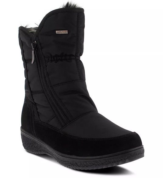 Spring Step Flexus Women's Ernestina Waterproof Winter Boots Black