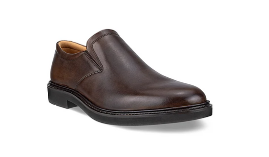 Ecco Men's Metropole London Slip On Dress Shoe Brown