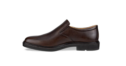 Ecco Men's Metropole London Slip On Dress Shoe Brown