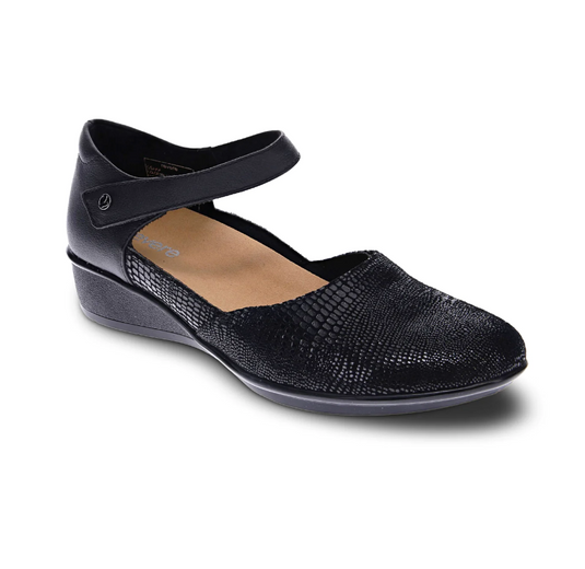 Revere Women's Osaka Shoes Black Lizard