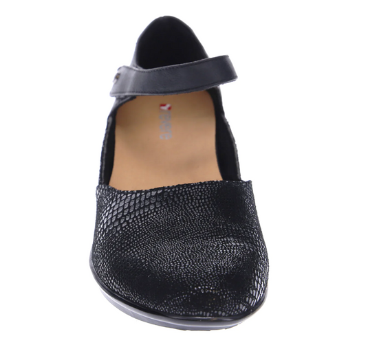 Revere Women's Osaka Shoes Black Lizard