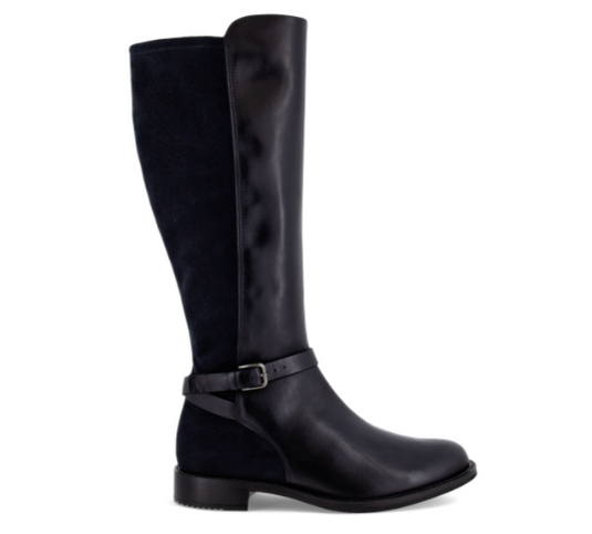 Ecco Women's Sartorelle 25 Tall Boot Black Leather