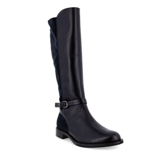 Ecco Women's Sartorelle 25 Tall Boot Black Leather