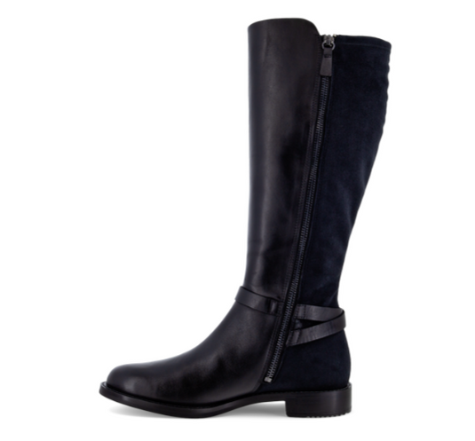 Ecco Women's Sartorelle 25 Tall Boot Black Leather