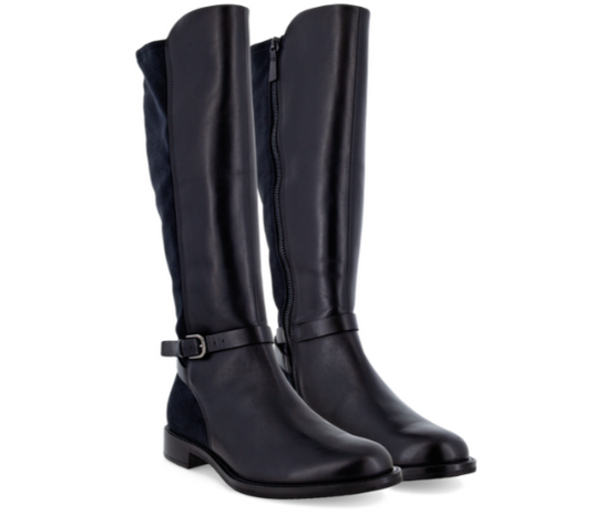 Ecco Women's Sartorelle 25 Tall Boot Black Leather