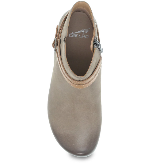 Dansko Women's Brook Taupe Burnished Nubuck