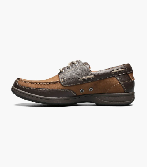 Florsheim Men's Lakeside Moc Toe Oxford Stone