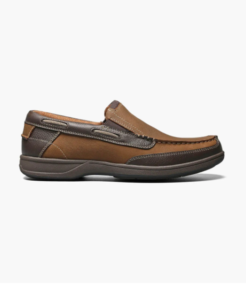 Florsheim Men's Lakeside Moc Toe Slip On Stone