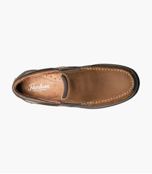 Florsheim Men's Lakeside Moc Toe Slip On Stone