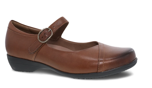 Dansko Women's Fawna Chestnut Burnished Calf