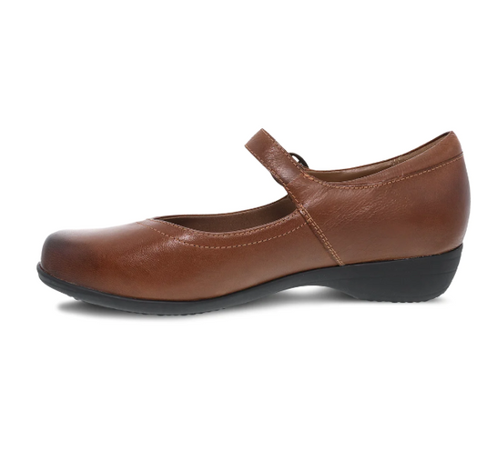 Dansko Women's Fawna Chestnut Burnished Calf