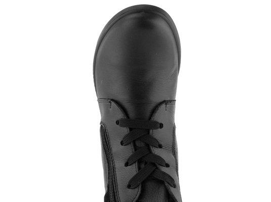 Ara Women's Ankle Boots with Outer Zip and Lace Up Schwarz Toronto