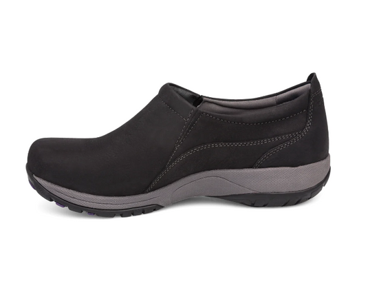 Dansko Women's Patti Black Milled Nubuck Sneaker