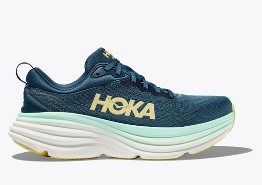 Hoka One One Men's Bondi 8 Sneakers Midnight Ocean / Bluesteel