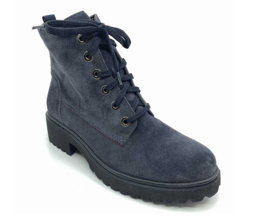 Waldlaufer Women's H-Luise Dark Blue Nubuck