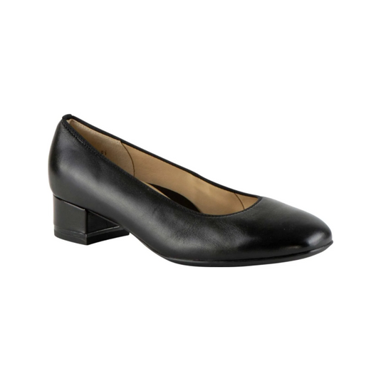 Ara Women's Gabrielle 35 mm Block Heel Pump Black