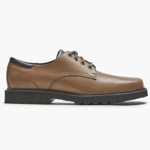 Rockport Men's Northfield Plain Toe Oxford Dark Brown Leather