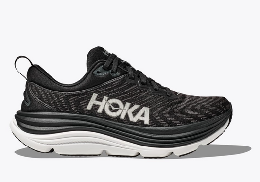 Hoka One One Women's Gaviota 5 Sneaker Black / White