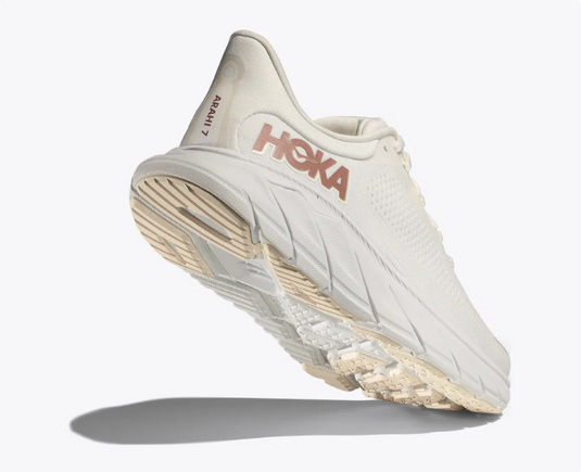 Hoka One One Womens Arahi 7 Blanc De Blanc / Rose Gold