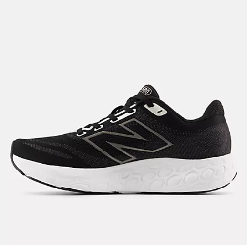 New Balance Women's Fresh Foam 680v8 Black/Light Gold Metallic/ Black Metallic