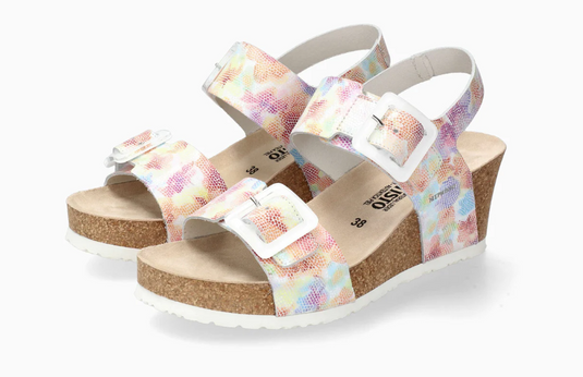 Mephisto Women's Lissia Wedge Sandals Multicoloured