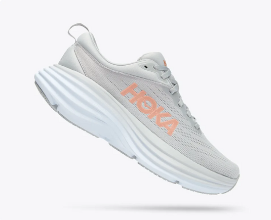 Hoka One One Women's Bondi 8 Sneaker Harbor Mist/Lunar Rock