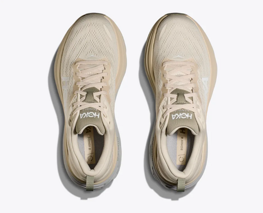 Hoka One One Men's Bondi 8 Sneakers White Hoka One One Men's Bondi 8 Sneakers White