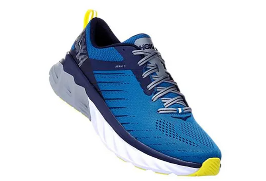 Hoka One One Men's Arahi 3 Road Running Sneakers Blue Sapphire/Mood Indigo