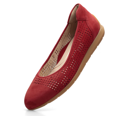 Ara Women's Ballet Pumps Sardinia Red