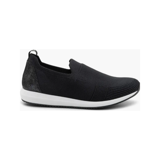 Ara Women's Leena II Slip-On Sneaker Black