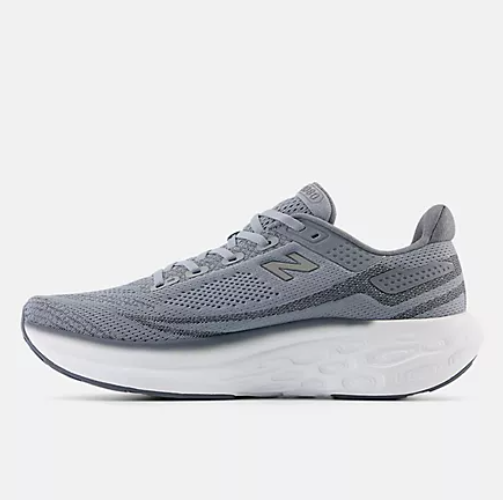 New Balance Men's Fresh Foam X 1080v13 Steel with Titanium and White