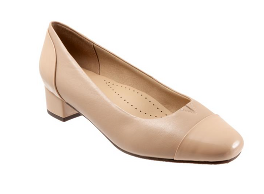 Trotters Women's Daisy Block Heel Nude