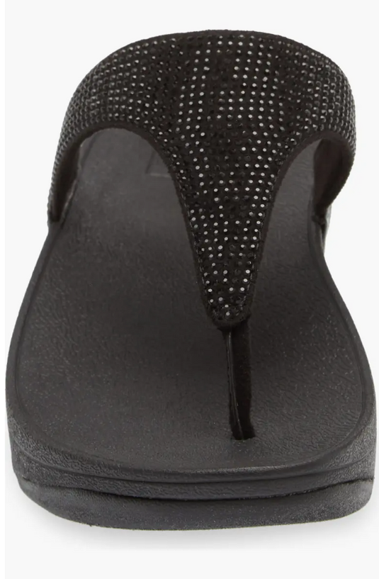 Fitflop Women's Lulu Embellished Flip Flop All Black