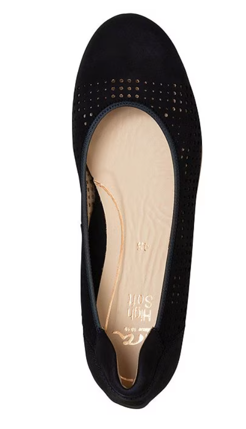 Ara Women's Ballet Pumps Sardinia All Black